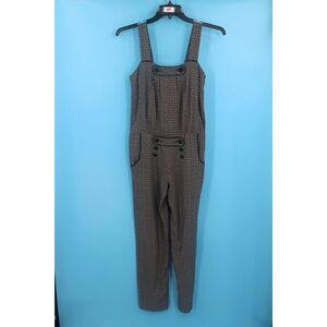 DAUGHTERS OF THE LIBERATION BLACK GRAY PRINTED ROMPER SIZE 00